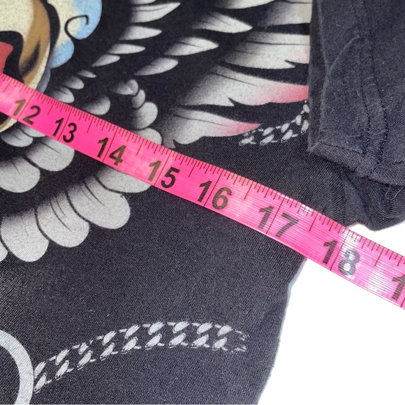 Skull with Wings Black T-Shirt - Picture 7 of 10